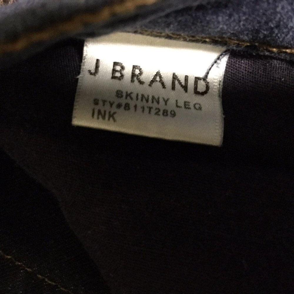 J Brand Dark Wash Skinny Jeans 25 - Picture 5 of 6